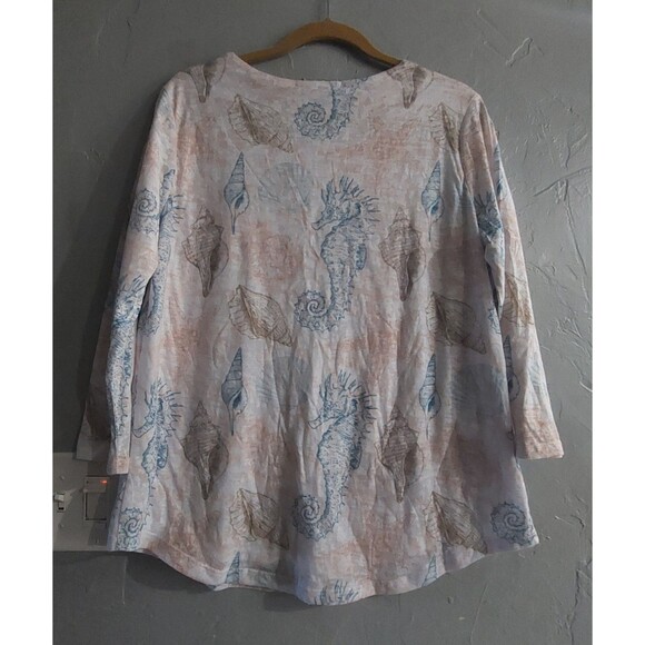 Astrologíe Tops Blouse Women L Polyester, Cotton, Spandex, 20 Inch Of Armp To... - Picture 4 of 11
